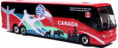 87-019 Prevost H3-45 Canada Soccer Team "The Canucks". Teambus zur Fußballweltmeisterschaft 2026. 1:87